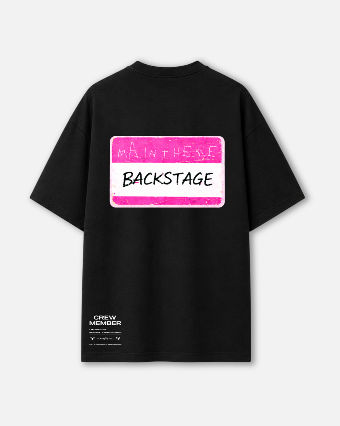 x OASIS - CREW BACKSTAGE (BLACK)